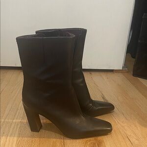 Franco Sarto Black Heeled Boots